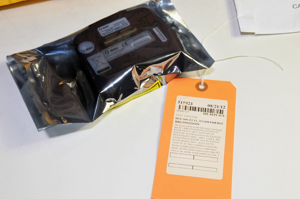 JDSU Acterna HST-3000 T1 / T3 SIM Service Interface Module Kit NIB with Cert