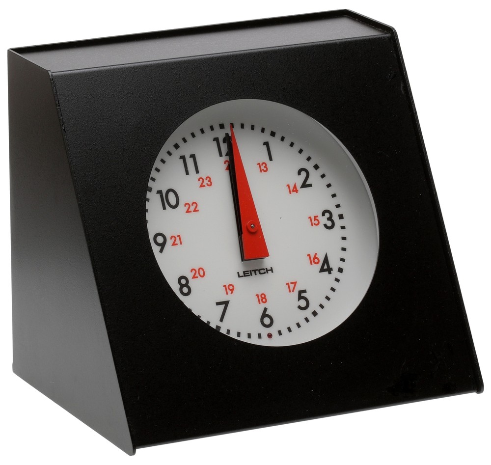 Leitch ADC-5105 L Illuminated 5" Studio Analog Desktop Clock SMPTE/EBU Timecode