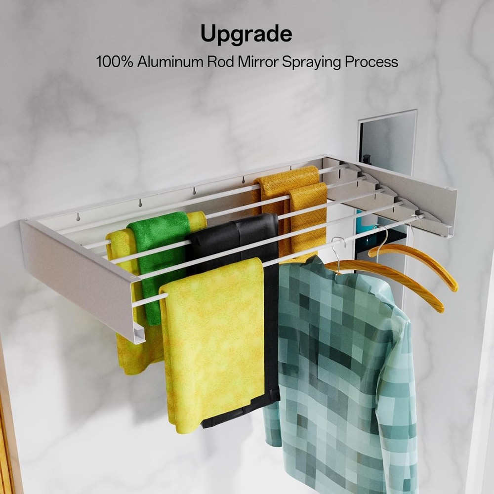 Foldable, Wall Mounted, Drying Rack