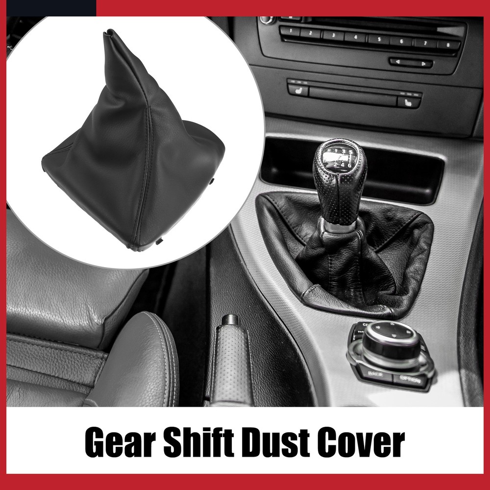 Pack of 1 for BMW E90 E91 E92 E93 Shift Boot Cover Gear Shift Knob Gaiter Boot