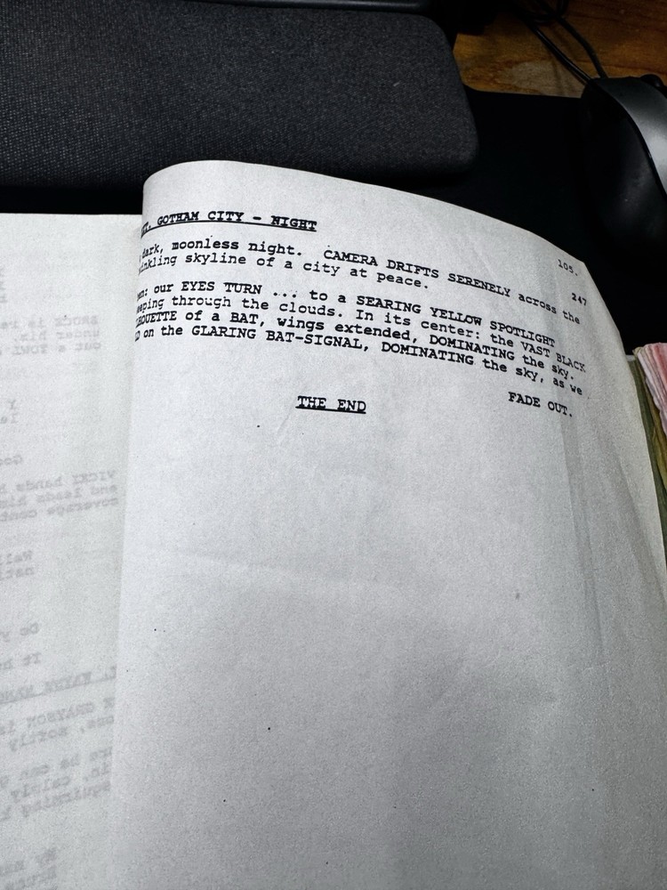 BATMAN Screenplay Script by Sam Hamm Third Draft 1988 READ DESCRIPTION