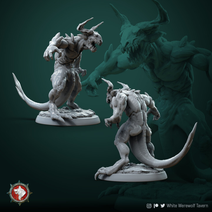 Devil Demon Miniature | D&D DnD | Pathfinder | RPG