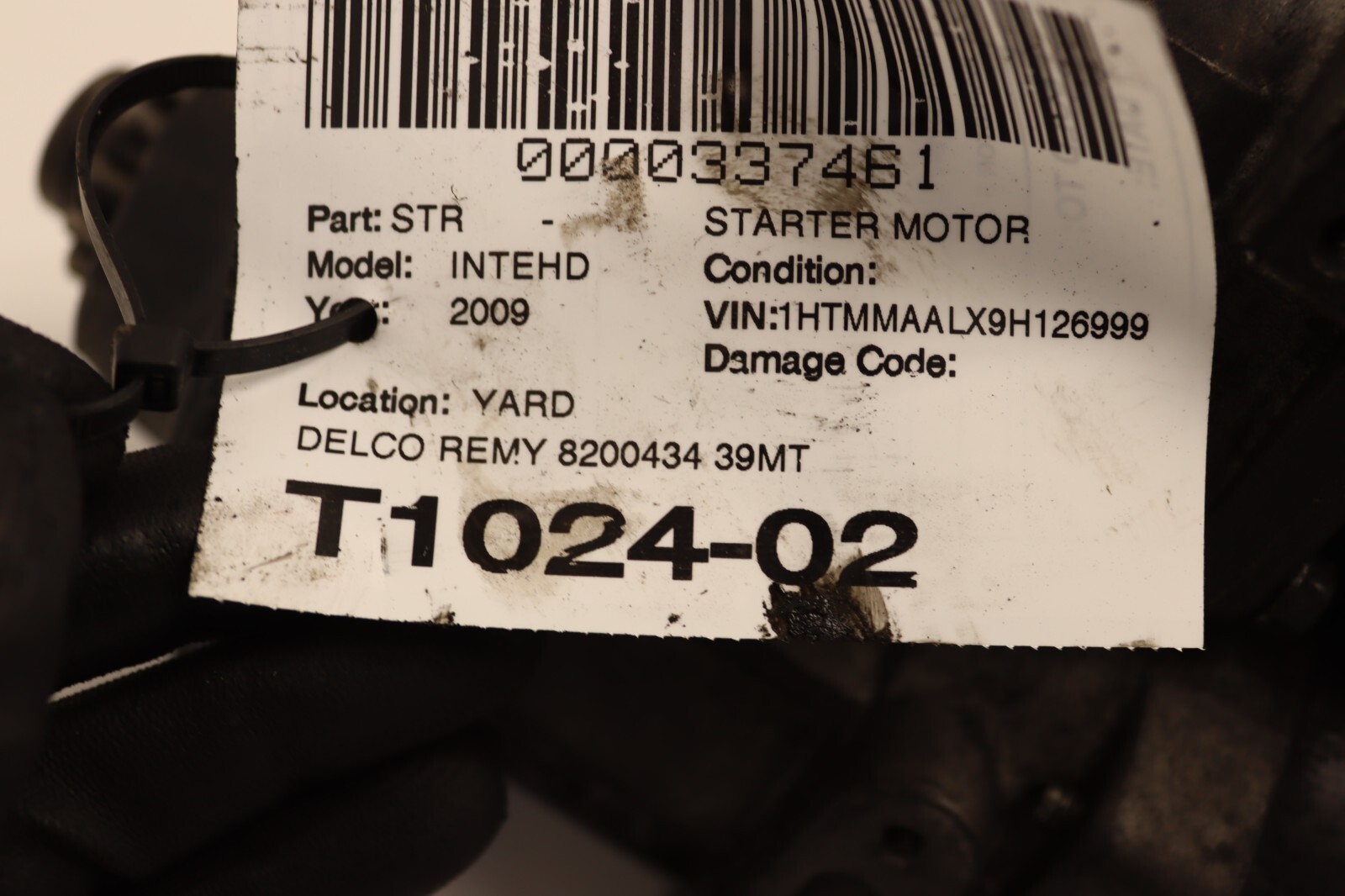 2008-2018 INTERNATIONAL DURASTAR 4300 STARTER MOTOR DELCO REMY 820434 39MT OEM