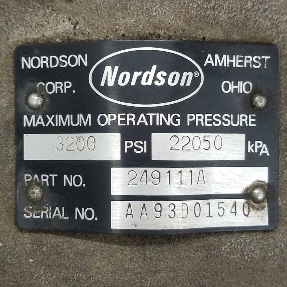 Nordson 249111A Hydraulic Pump - USED