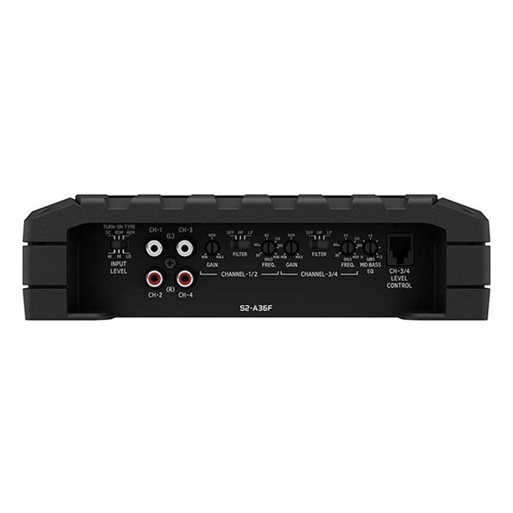 Alpine PXE-C60-60 Optim6 Processor, S2-A36F Amp, (2) S2-S40 4" Coaxial Bundle
