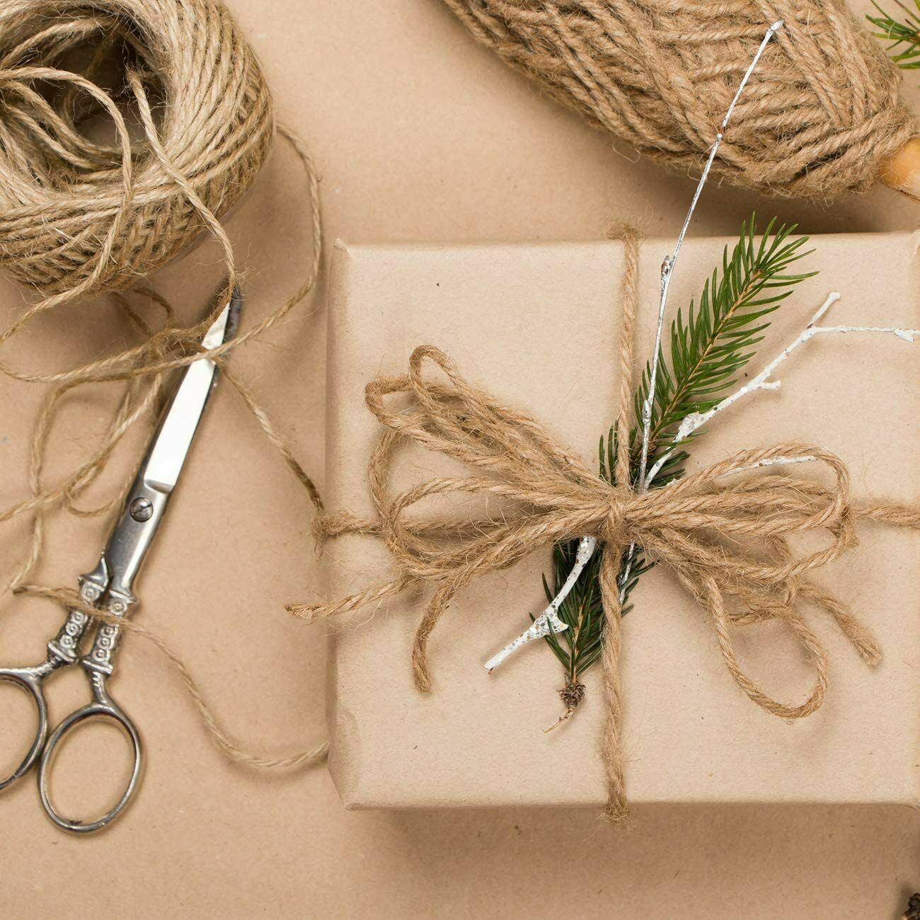 BROWN KRAFT PARCEL PAPER FOR WRAPPING AND PACKAGING PARCELS STRONG ROLLS 90GSM