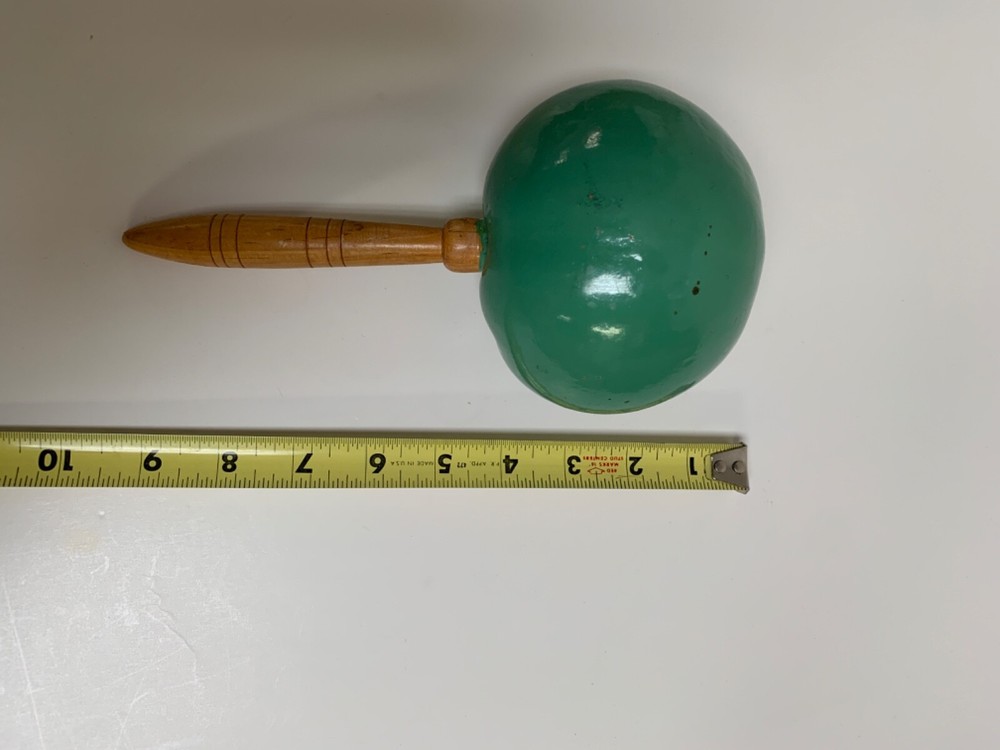 One (1) Hand Painted Castanet. Vintage