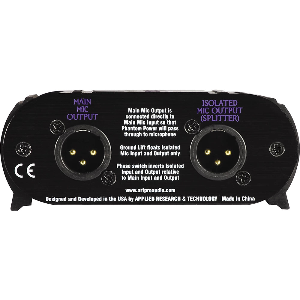 ART SplitCom Pro 2 Way Mic Splitter / Combiner