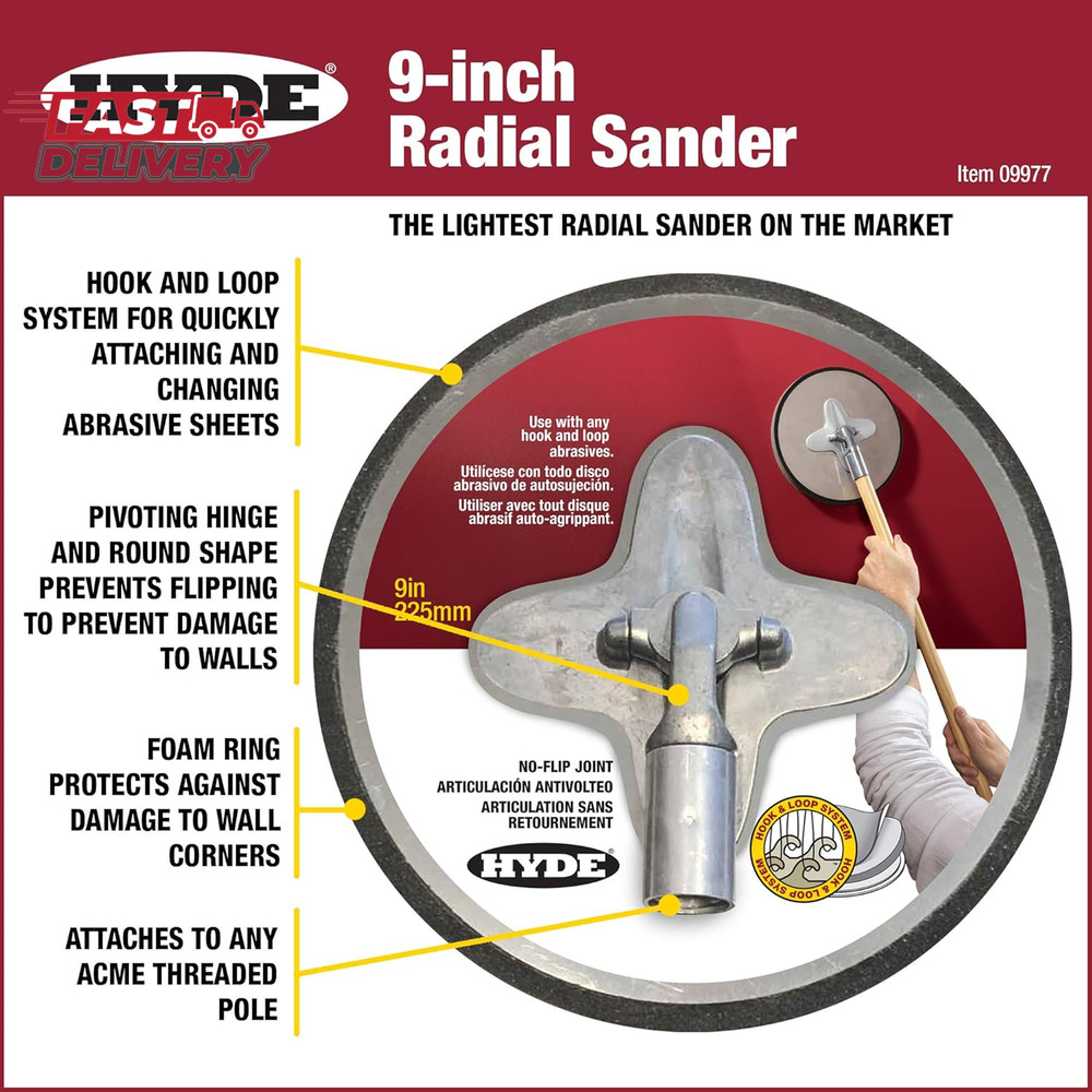 Hyde 09977 Radial Sander