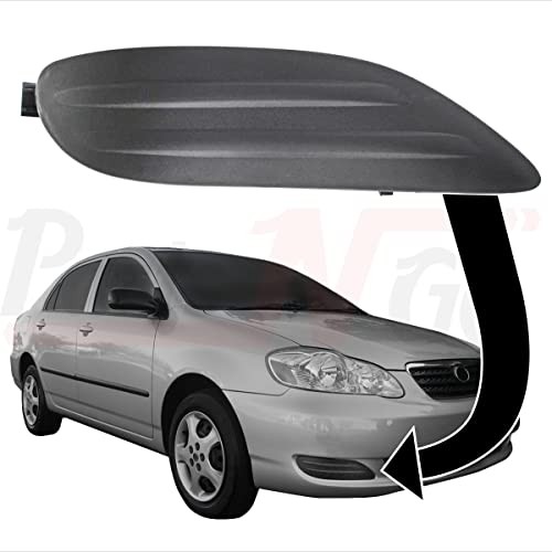Fog Light Cover Set Replacement for 2005-2008 Corolla Front Driver &