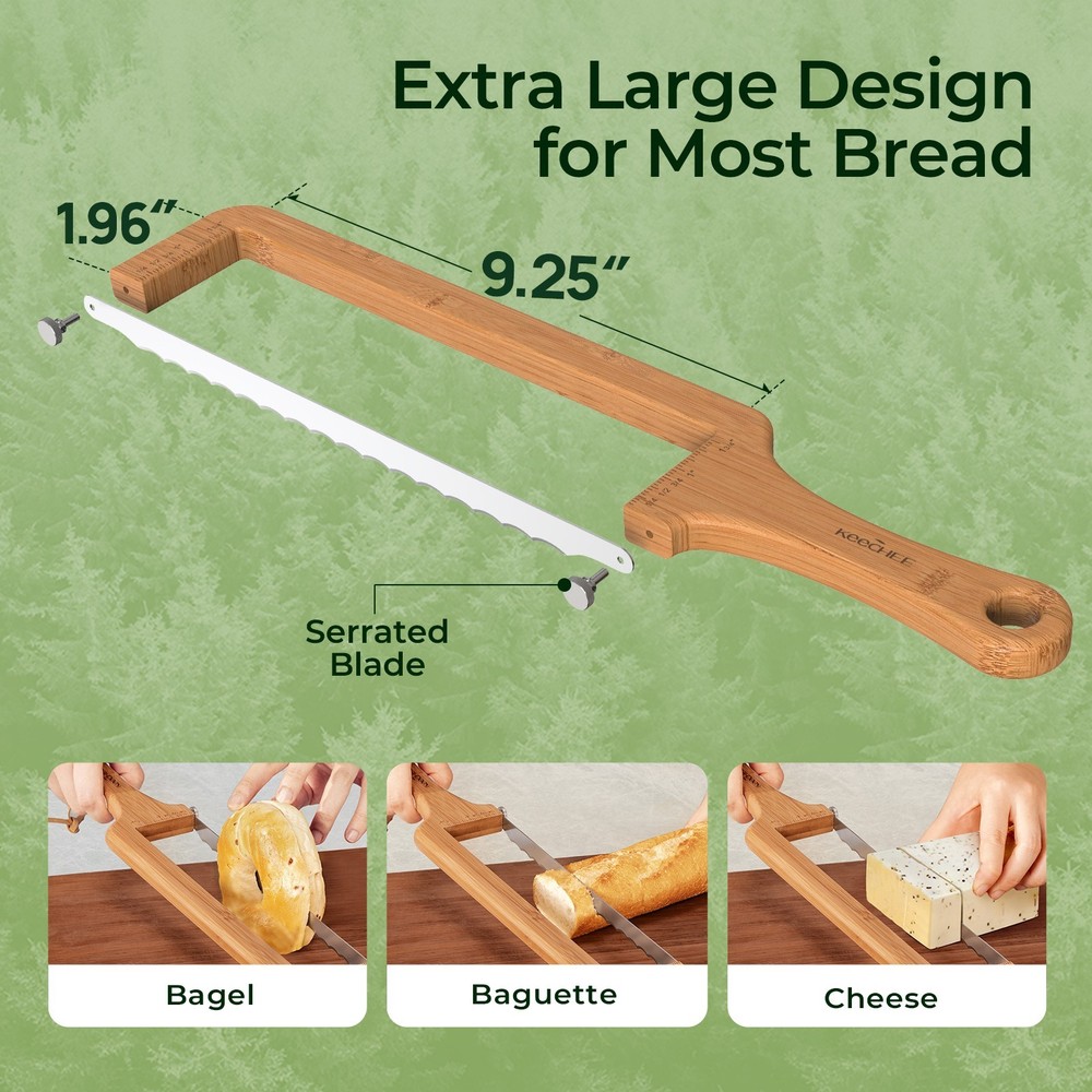 KeeCHEE® Adjustable Bread Slicer for Homemade Bread