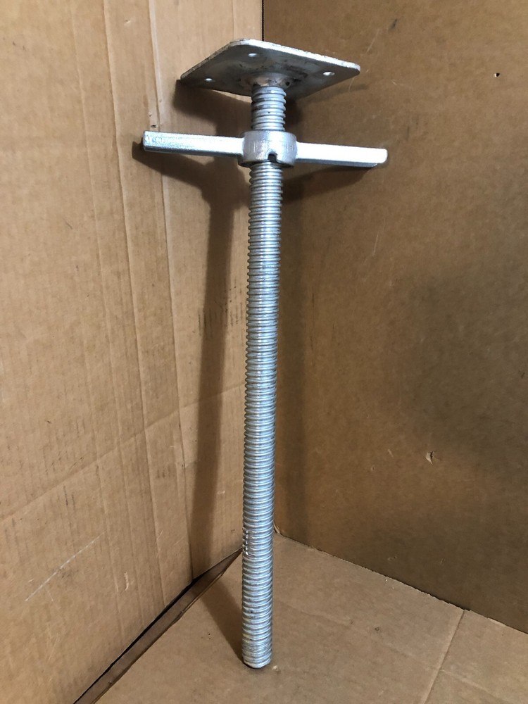 Metaltech 24-In Galvanized Leveing Jack with Plate (Hollow) **