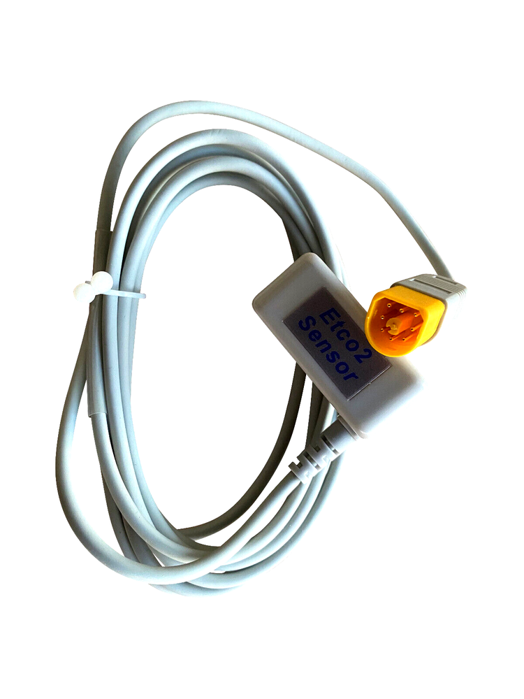 Philips Compatible End Tidal CO2 EtCO2 Sensor Mainstream Capnography Kit, 8 Pins