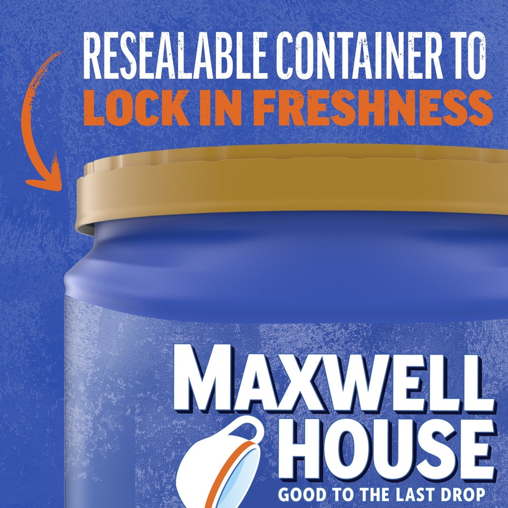 Maxwell House Half Caff Ground Coffee, 25.6 oz. Canister Quick refreshment