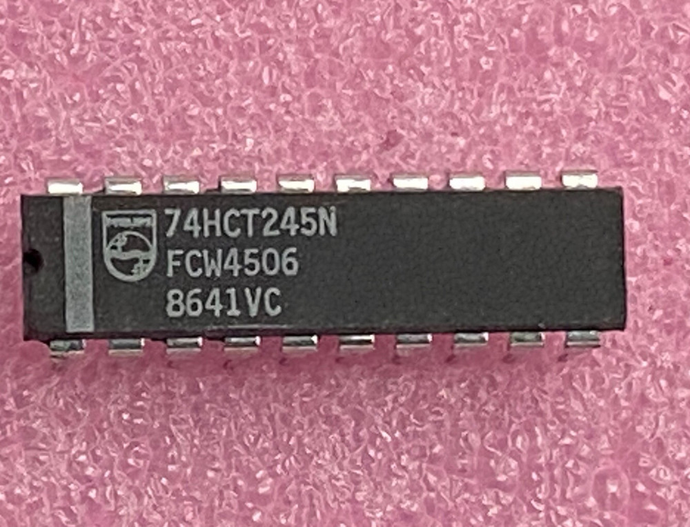 Phillips 74HCT245N octal bus transceivers state Integrated Circuit
