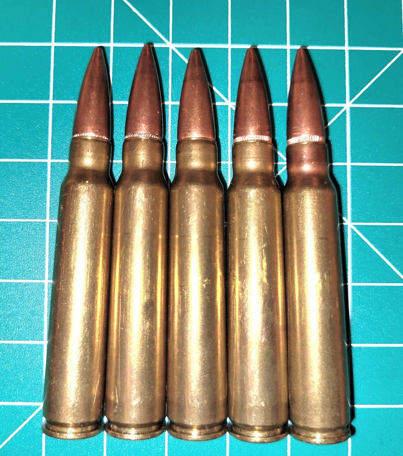 7.7x58 Arisaka Snap Caps Set of 5 Japanese 7.7 Jap Real Weight