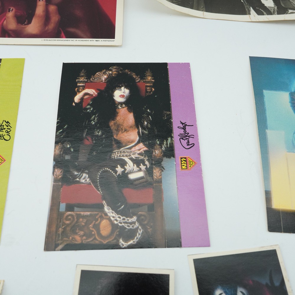 24 pieces Vintage Original 1970s KISS Army Membership Kit Photos Decal sticker