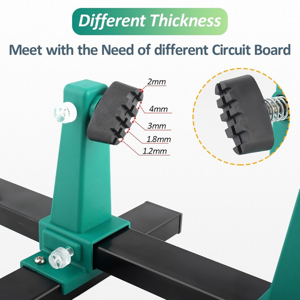 PCB Soldering Holder Adjustable Clamp Helping Hand with Pen Stand