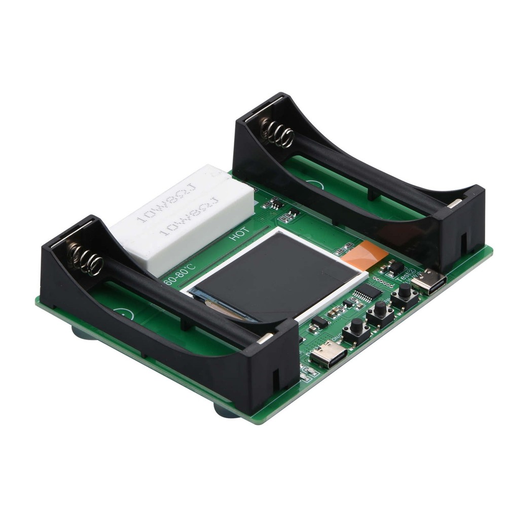 18650 Battery Capacity Tester Internal Resistance Detector Type-C Interface