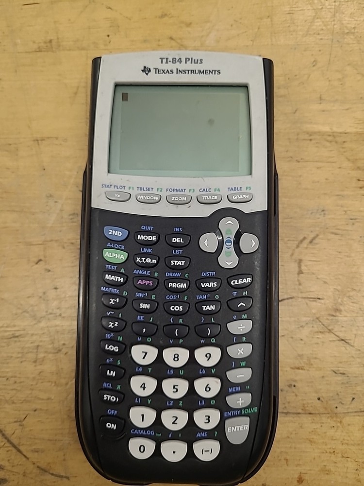 Texas Instruments Ti 84 Plus Graphing Calculator + Cover