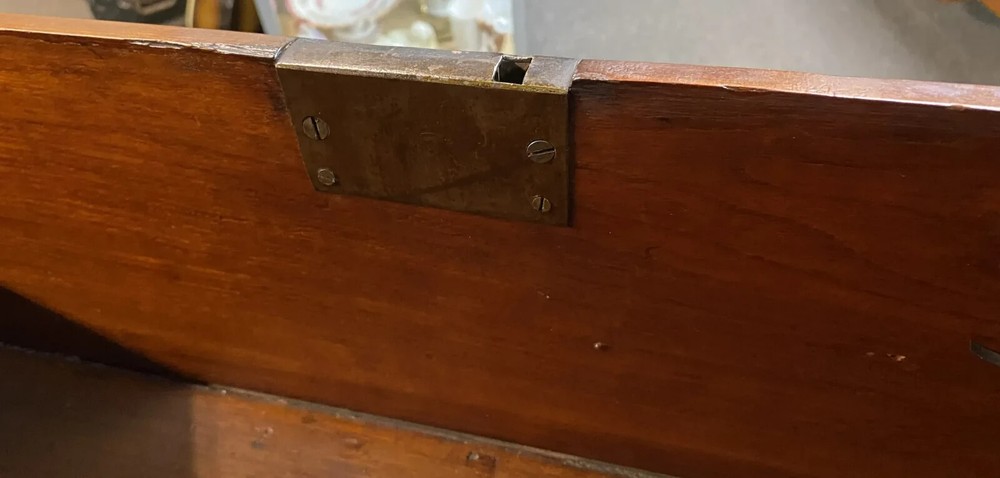 Early 19th c Dovetailed Walnut Standing Desk