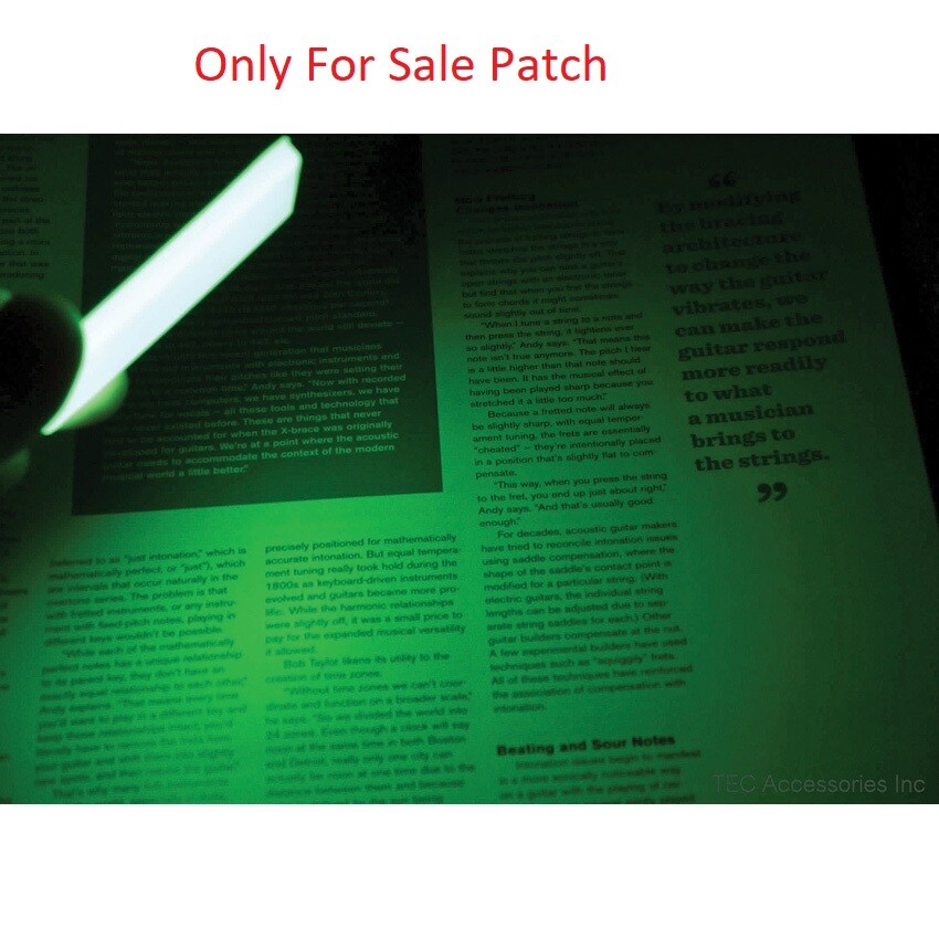 TEC Accessories Embrite Beacon Morale Patch Green Hook-and-Loop Maximum 12 Hours