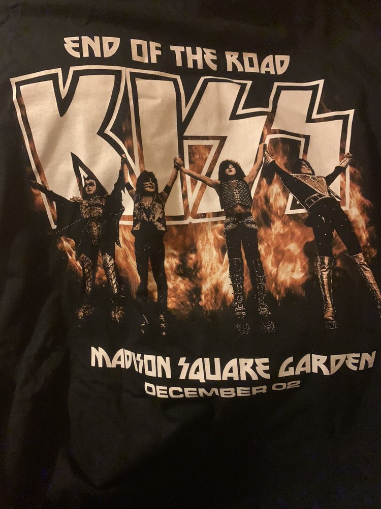 2023 KISS 12/2 END OF ROAD NY MSG EVENT T-SHIRT MEDIUM FINAL SHOW New York City