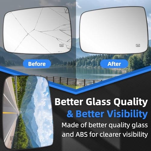 Driver Side Mirror Replacement for 2009 2010 2011 2012 2013 Driver Side (Left)
