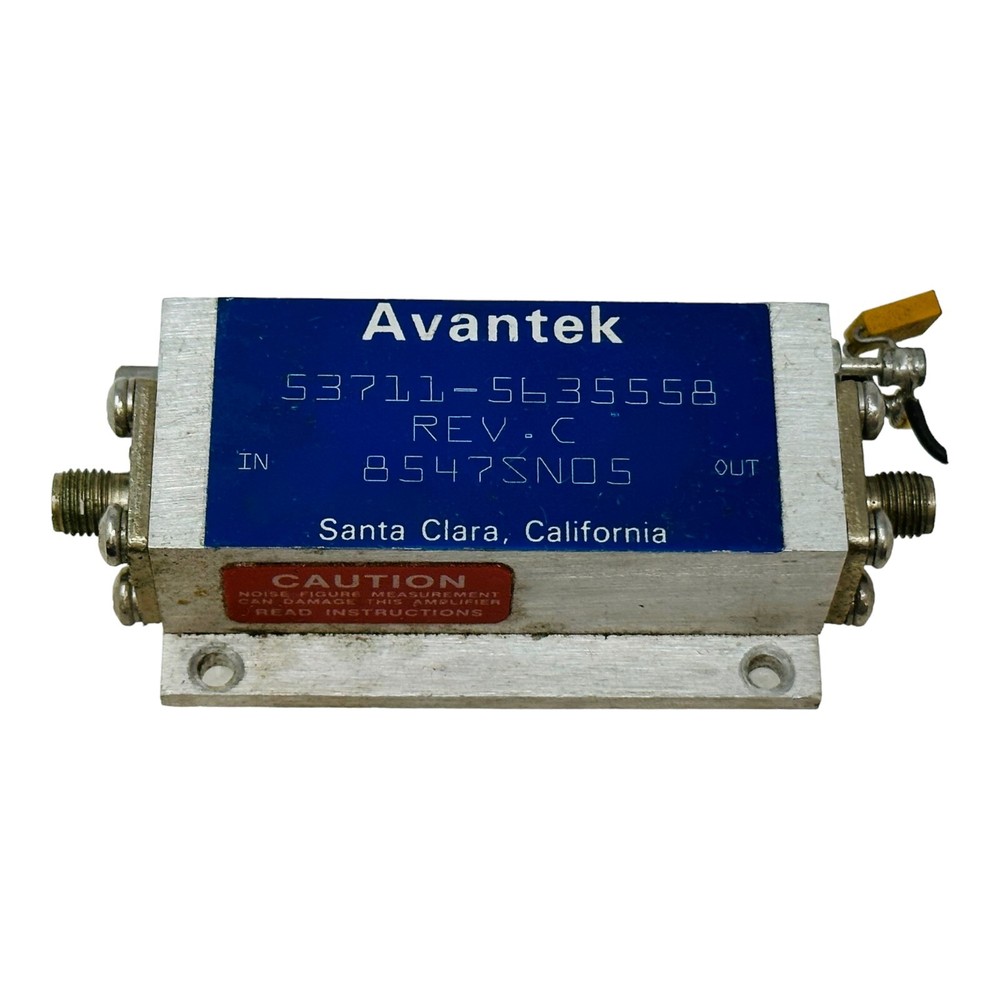 AVANTEK 53711-5635558 REV. C AMPLIFIER USED