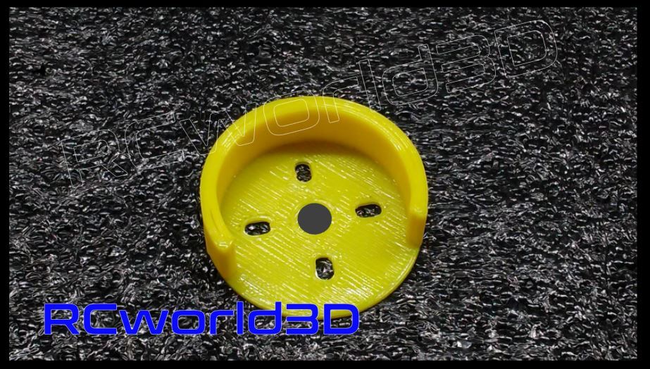 QUADCOPTER BRUSHLESS MOTOR MOUNT/BASE PROTECTOR 4PCS 3D PRINTED SOLID - PLA