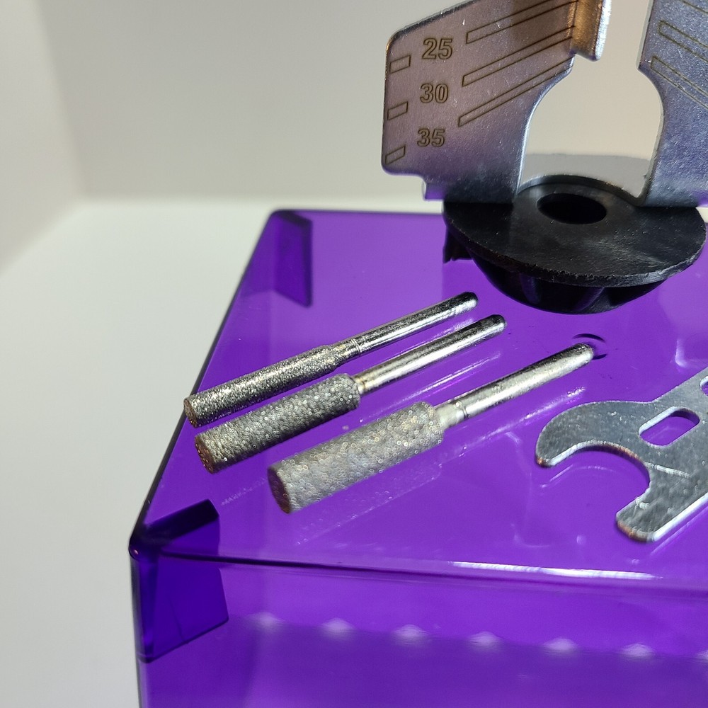 High Performance Rapid Chainsaw Sharpening Kit with Polishing Attachment.