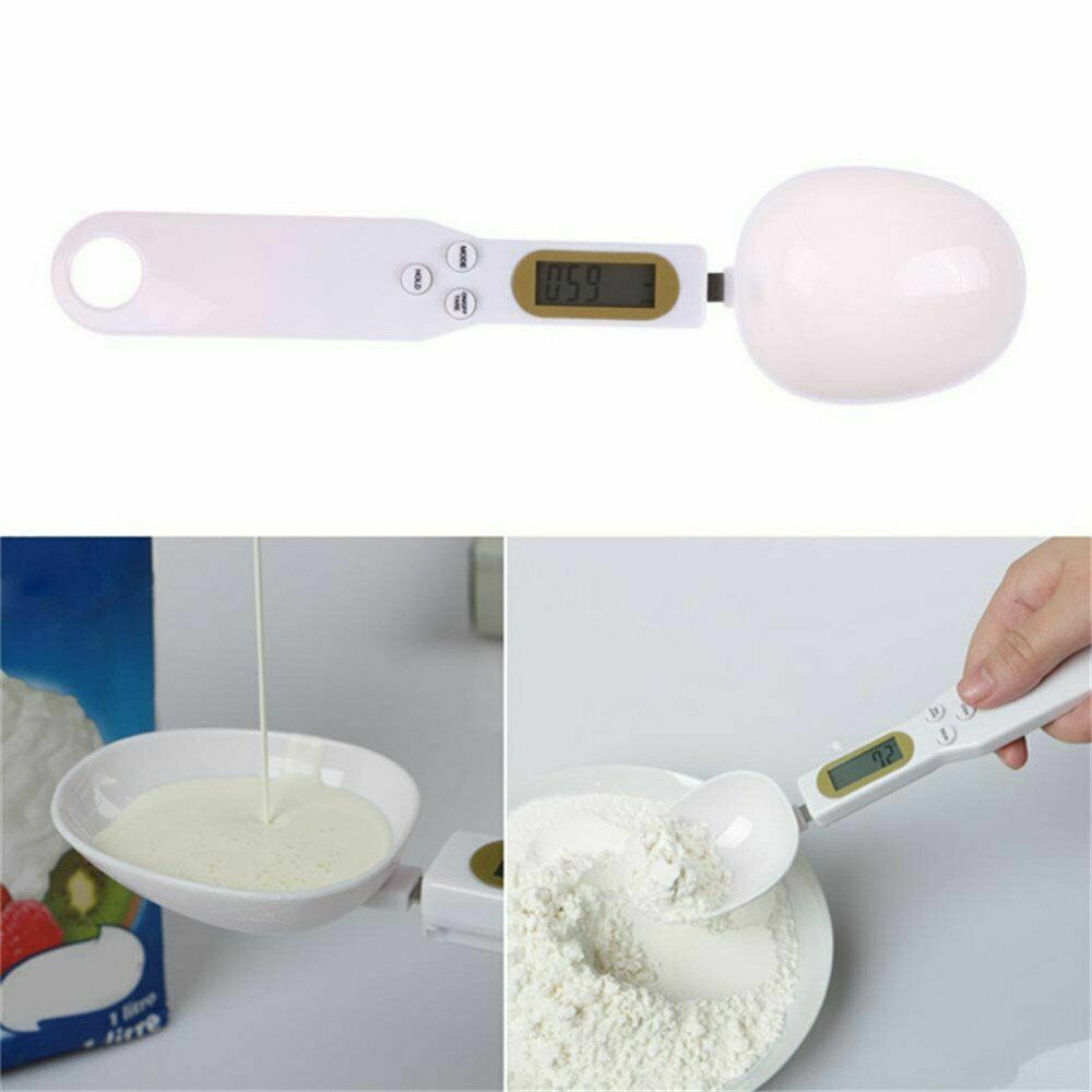 Kitchen Spoon Scale LCD Display Digital Measuring Electronic Weight Gram Scales.