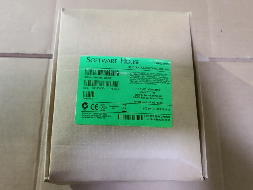 NEW Software house RM1-IC-HVD RM Series Card Reader