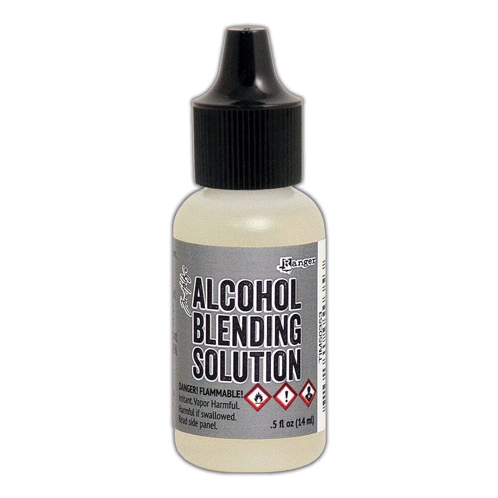 Ranger, Tim Holtz, Alcohol Ink, Blending Solution, .5 fl oz, Clear Blender