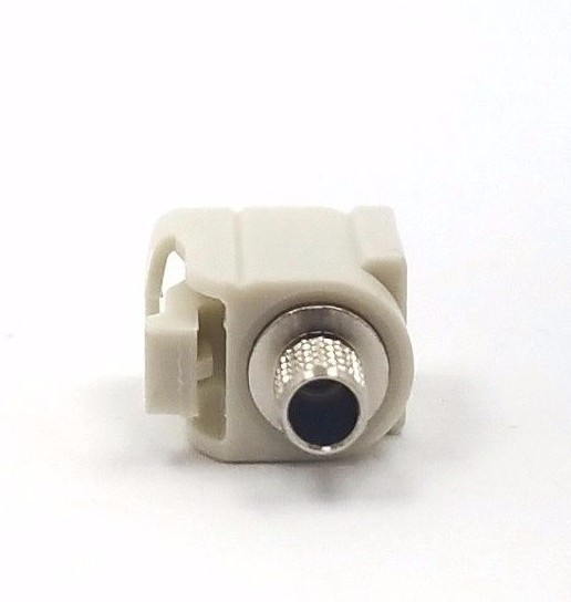 4pcs Auto Fakra Connector Straight Jack Crimp for RG58, White, Key Code B