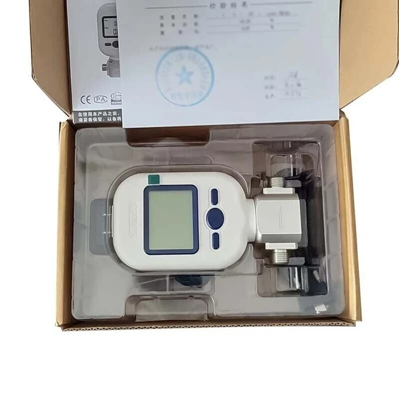 0-20L/min 6mm Digital Display Air Nitrogen Oxygen mass flowmeter Flow Meter