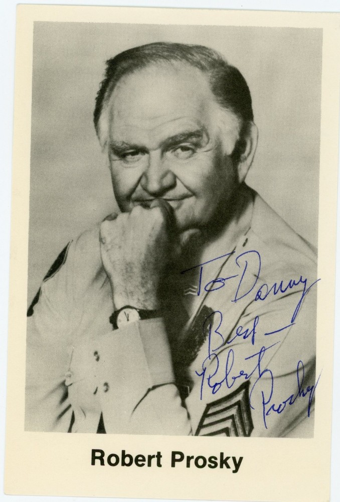 Robert Prosky – Signed Cardstock Photograph