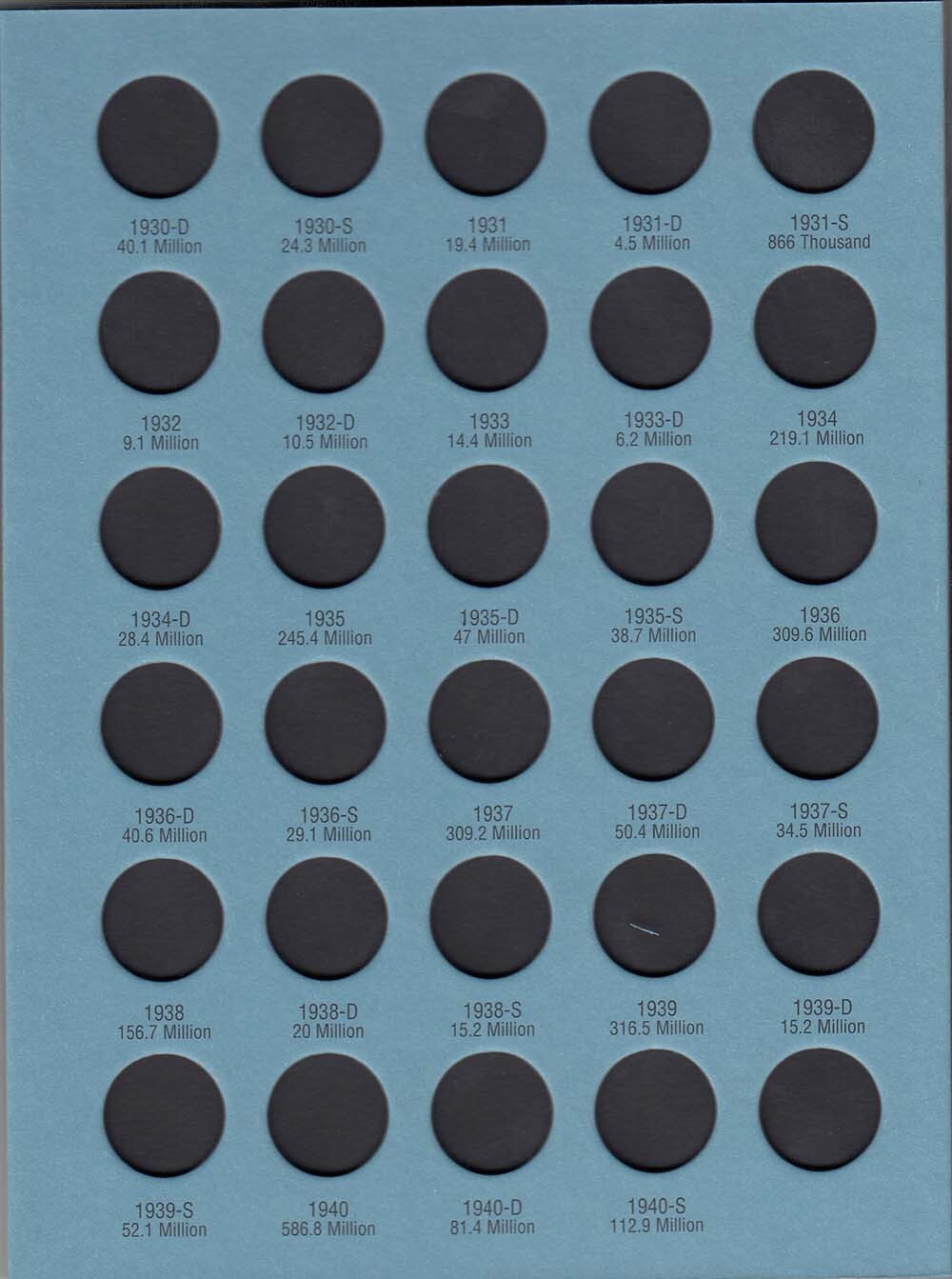 Whitman US Lincoln Cent Coin Folder 4 Vol Set 1909-Date #’s 9004,9030,9033,4004