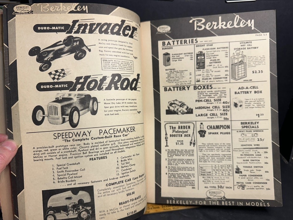 Berkeley Model Catalog & Handbook 1947 - 48, 40 pages