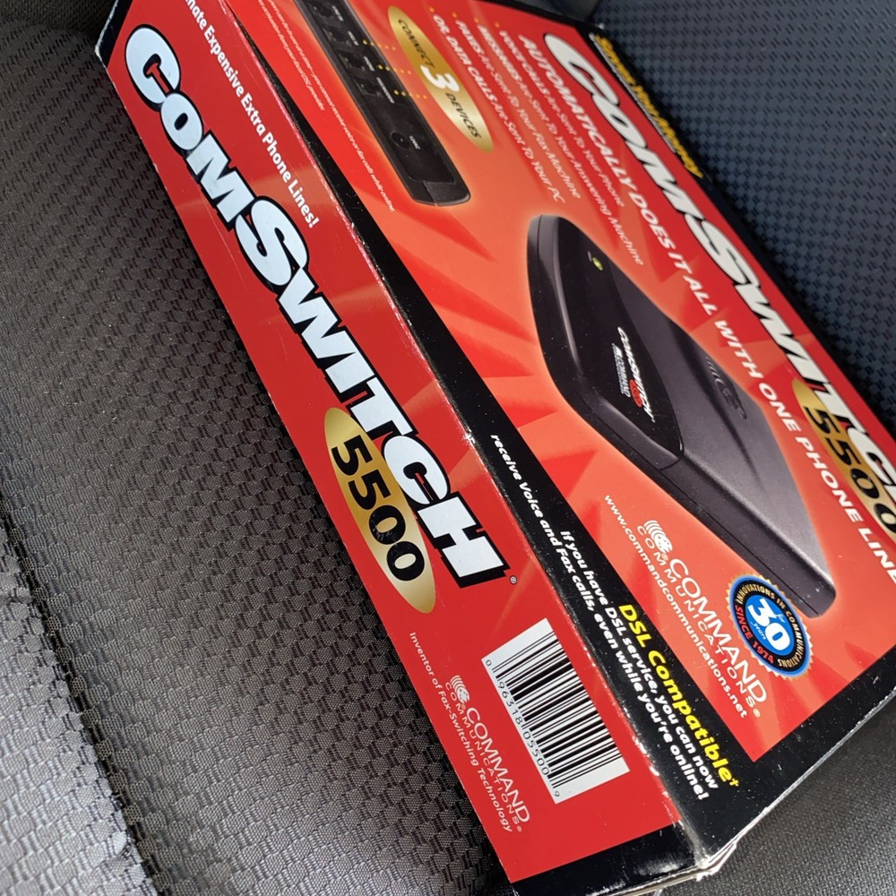 COMMAND COMMUNICATIONS ComSwitch 5500 Phone Line Sharing Device | CS 5500 | USED