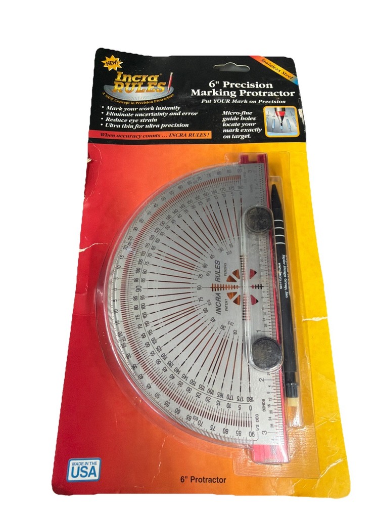 INCRA Precision Marking Protractor. (Eb2 Bin38)