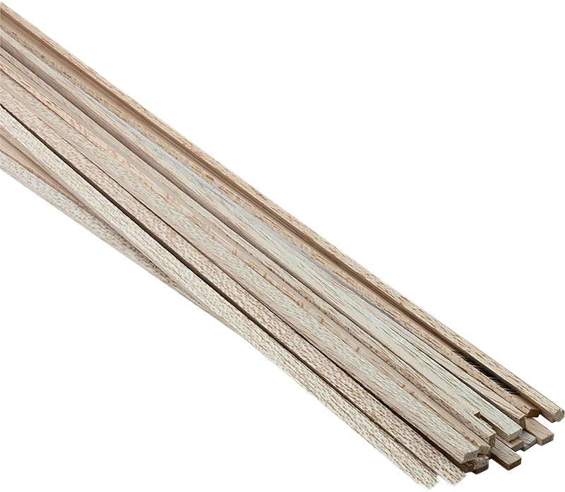 1/8" x 1/4" x 36" Balsa Strips (30)