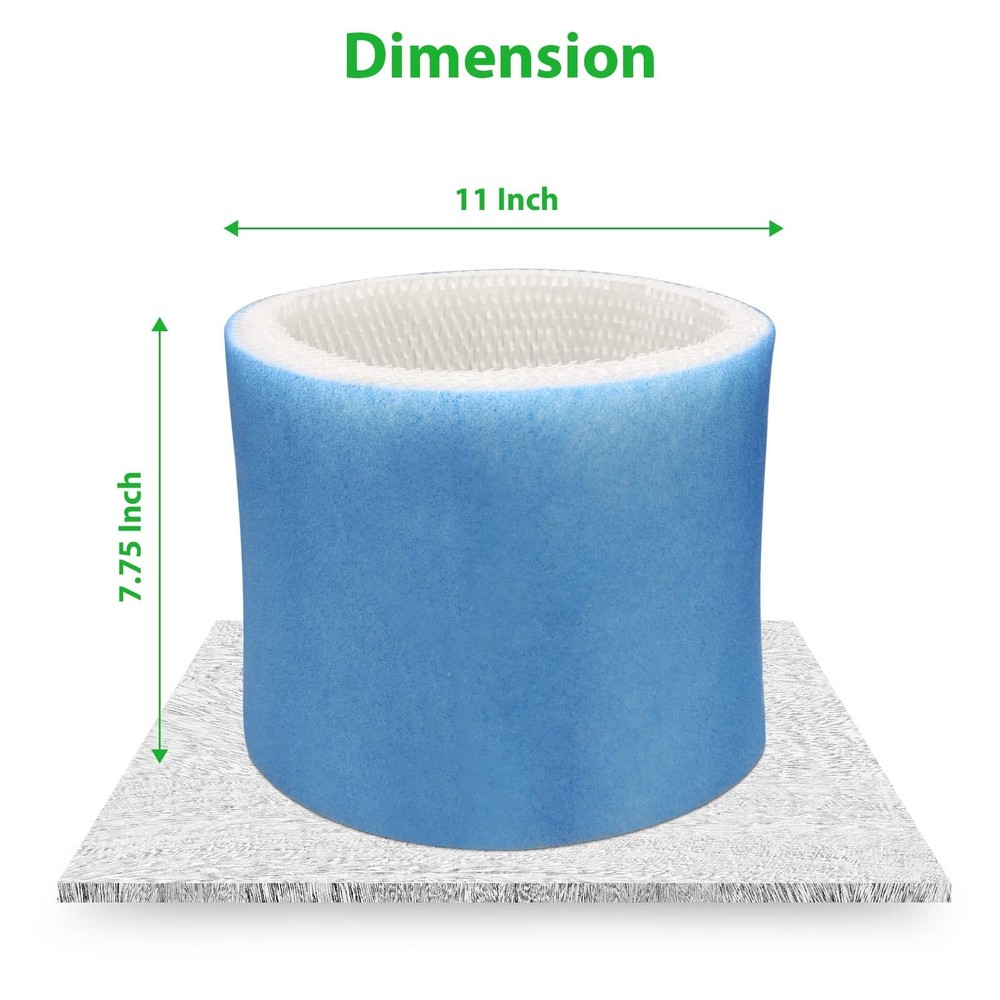 Smilyan 3 Pack Upgraded Blue Mesh Treated Layer HC-14 Humidifier Replacement ...