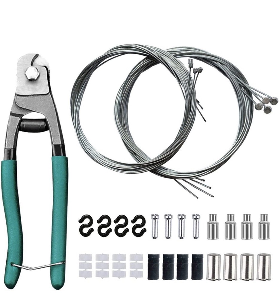 Bicycle Cable Cutter, Universal 4×5.9FT Brake Cable, 4×7.2FT Shift Cable Replace