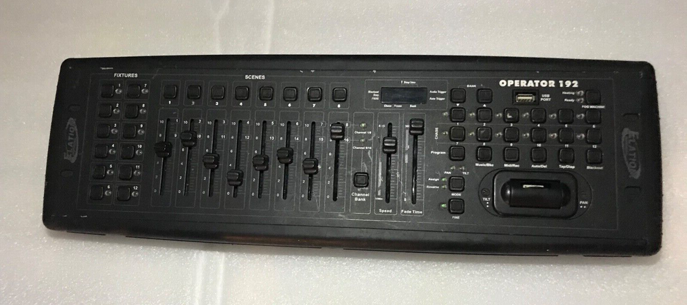 Elation DMX Programmer Channel Tabletop Lighting Controller OPERATOR 192