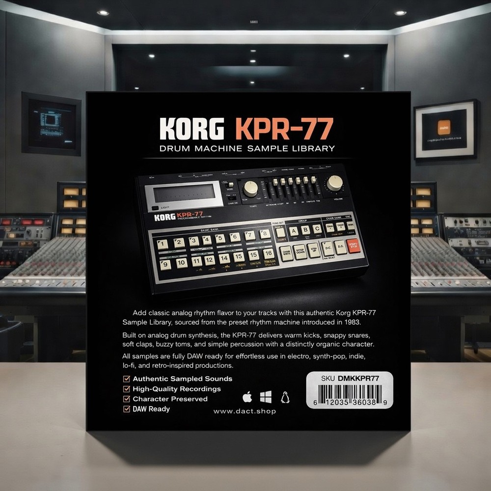 Korg KPR-77 Drum Machine Sample Library