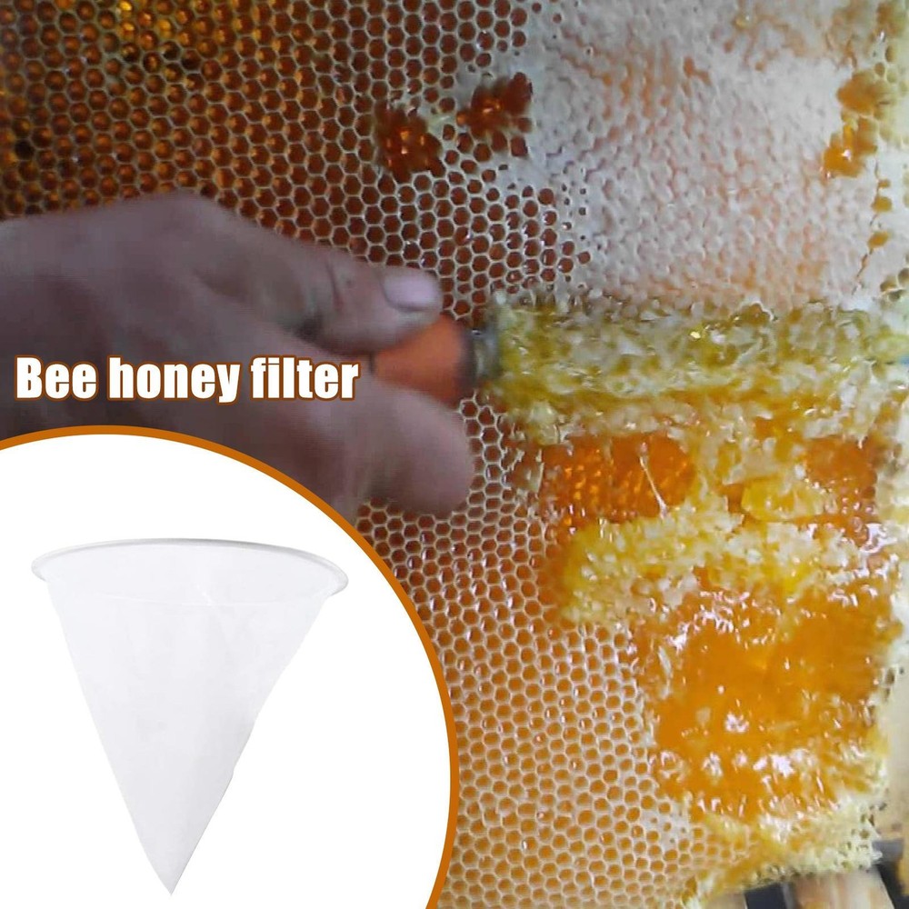 Bee Beekeeping Honey Strainer Filter Net Screen Apiary Equipment Reusable