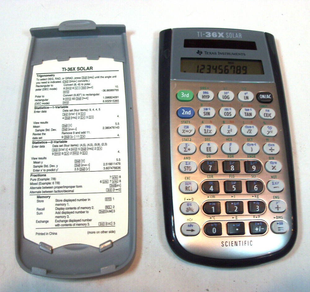 Texas Instruments TI-36X Solar Calculator