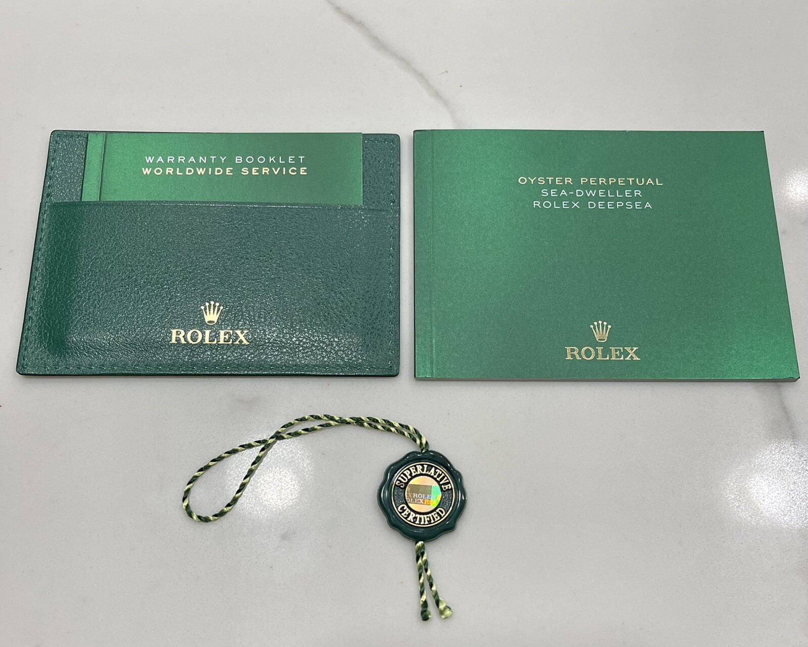 Authentic Rolex Sea Dweller Deepsea Booklet Manual Full Set 126660 126600 James