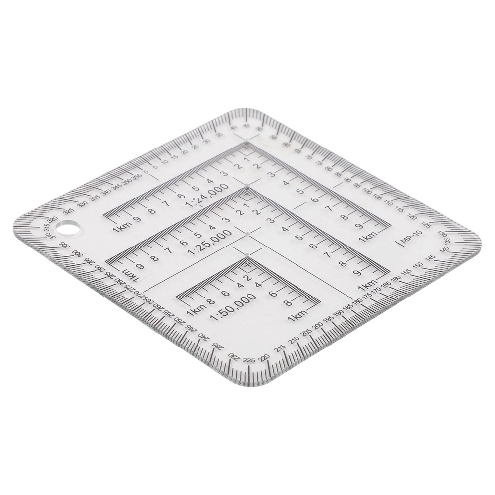 7cm Multi Coordinate Ruler for Practical Use in Engineering and Geography